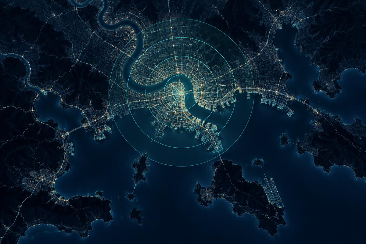 Stylised map of South East Queensland showing the area we cover